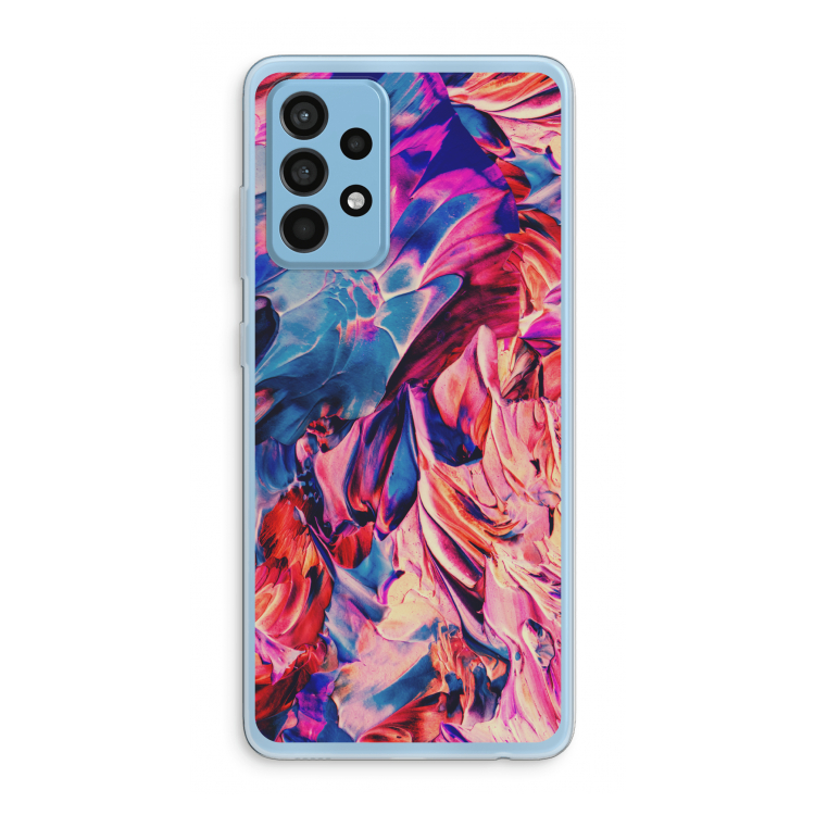 Pink Orchard: Samsung Galaxy A52 Transparant Hoesje