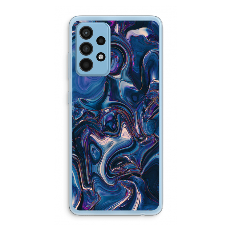 Mirrored Mirage: Samsung Galaxy A52 Transparant Hoesje