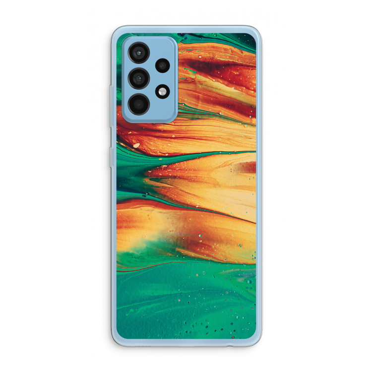 Green Inferno: Samsung Galaxy A52 Transparant Hoesje