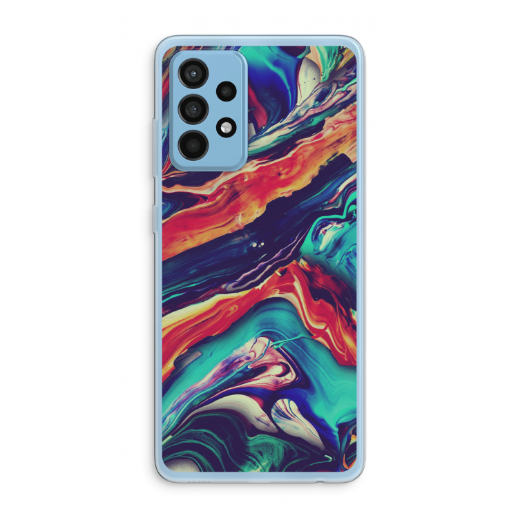 Chameleon Sun: Samsung Galaxy A52 Transparant Hoesje