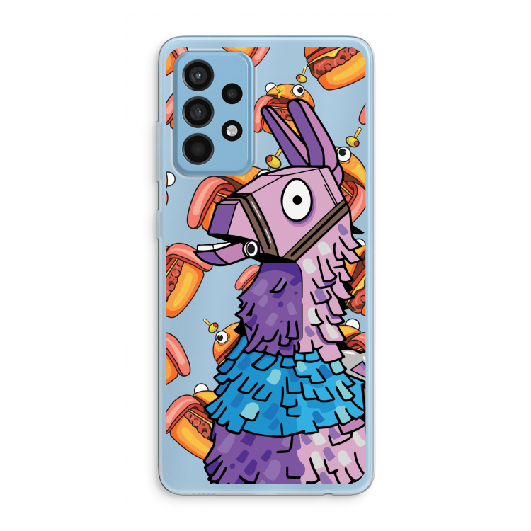 Loot Burger: Samsung Galaxy A52 Transparant Hoesje