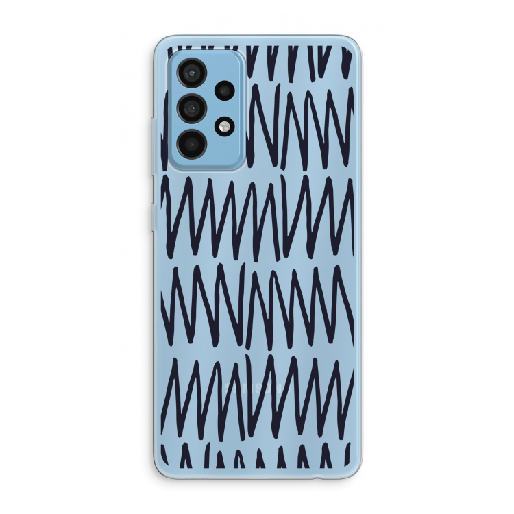 Marrakech Zigzag: Samsung Galaxy A52 Transparant Hoesje