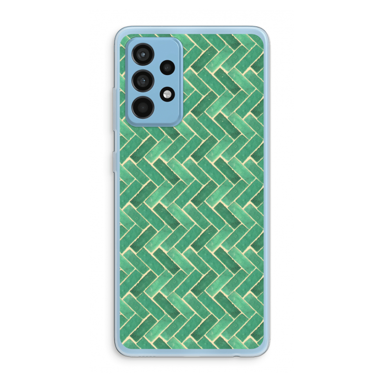 Moroccan tiles 2: Samsung Galaxy A52 Transparant Hoesje