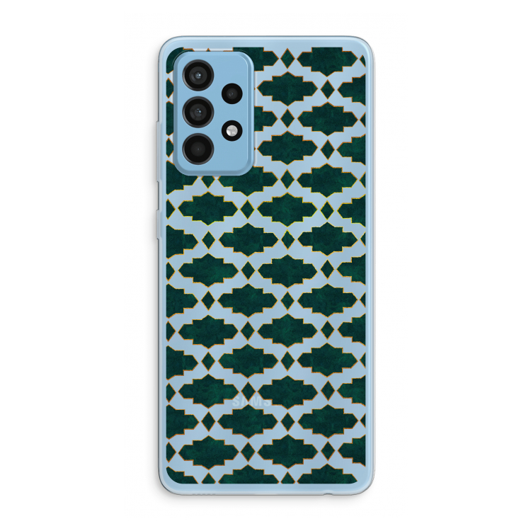 Moroccan tiles: Samsung Galaxy A52 Transparant Hoesje