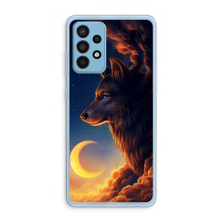 Night Guardian: Samsung Galaxy A52 Transparant Hoesje