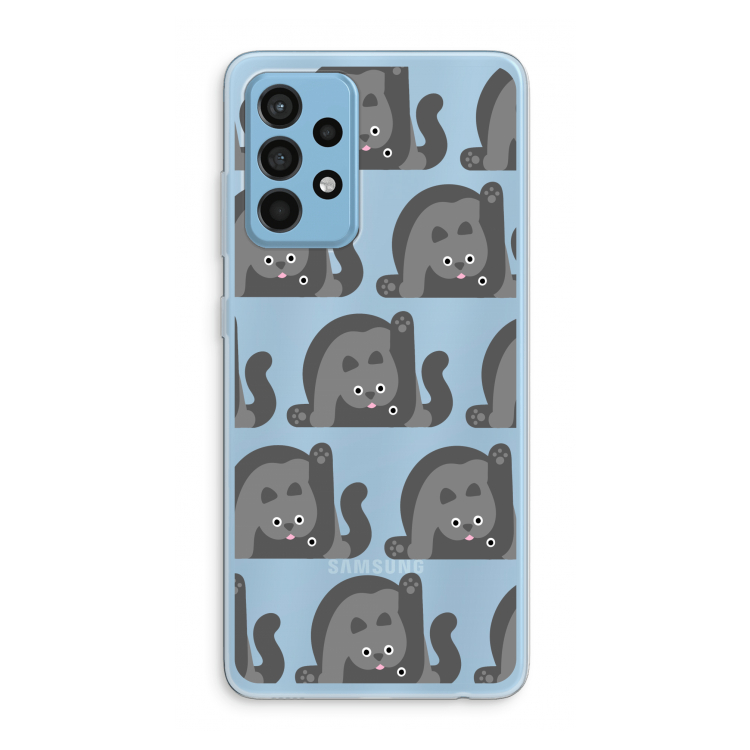 Cats: Samsung Galaxy A52 Transparant Hoesje