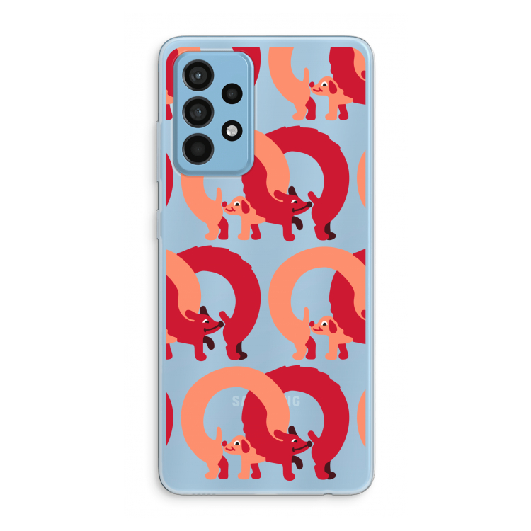 Dogs: Samsung Galaxy A52 Transparant Hoesje