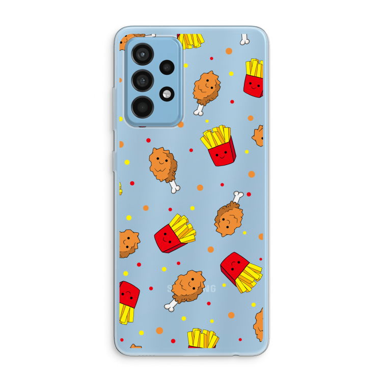 Chicken 'n Fries: Samsung Galaxy A52 Transparant Hoesje