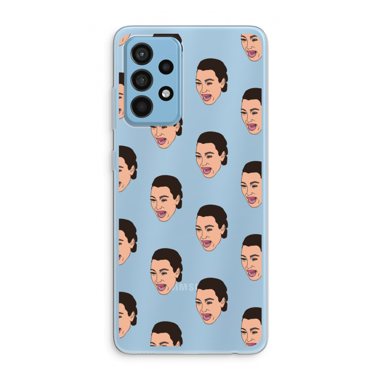 Ugly Cry Call: Samsung Galaxy A52 Transparant Hoesje