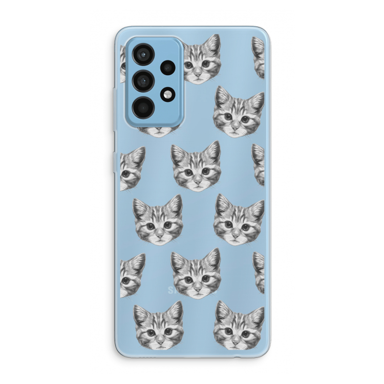 Kitten: Samsung Galaxy A52 Transparant Hoesje