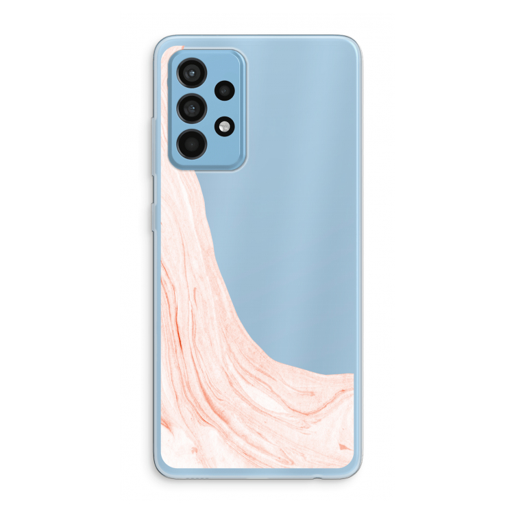 Peach bath: Samsung Galaxy A52 Transparant Hoesje