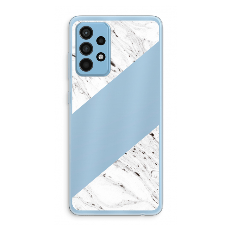 Biggest stripe: Samsung Galaxy A52 Transparant Hoesje