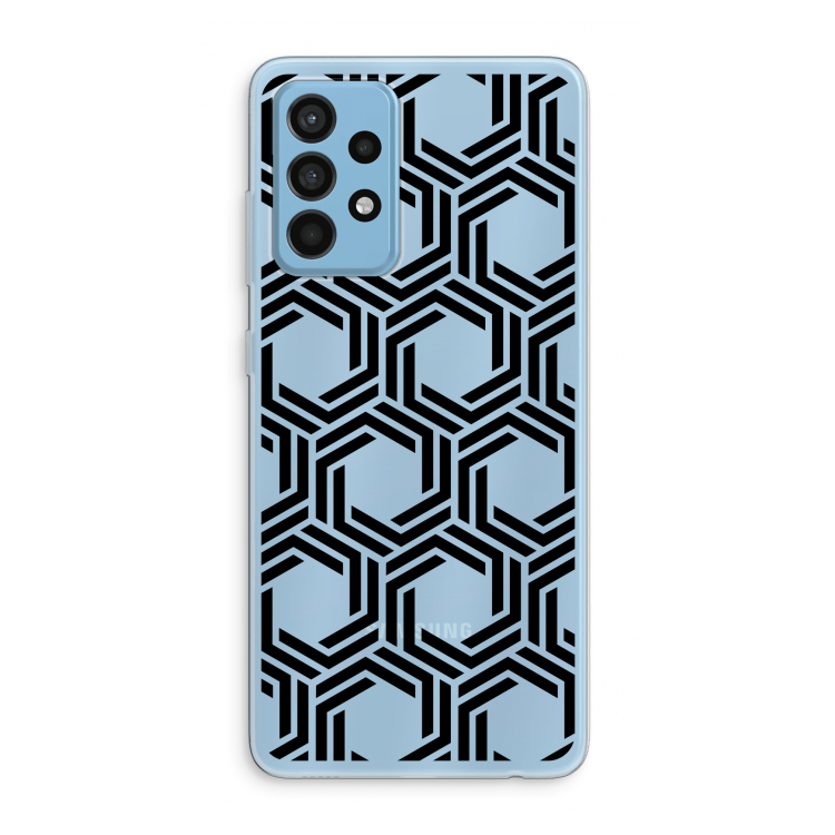 Geometrisch patroon: Samsung Galaxy A52 Transparant Hoesje