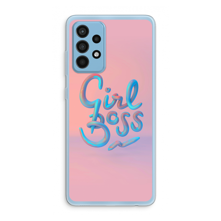 Girl boss: Samsung Galaxy A52 Transparant Hoesje