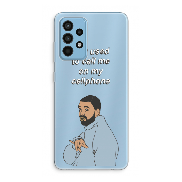 Hotline bling: Samsung Galaxy A52 Transparant Hoesje