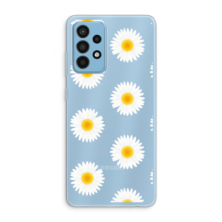 Margrietjes: Samsung Galaxy A52 Transparant Hoesje