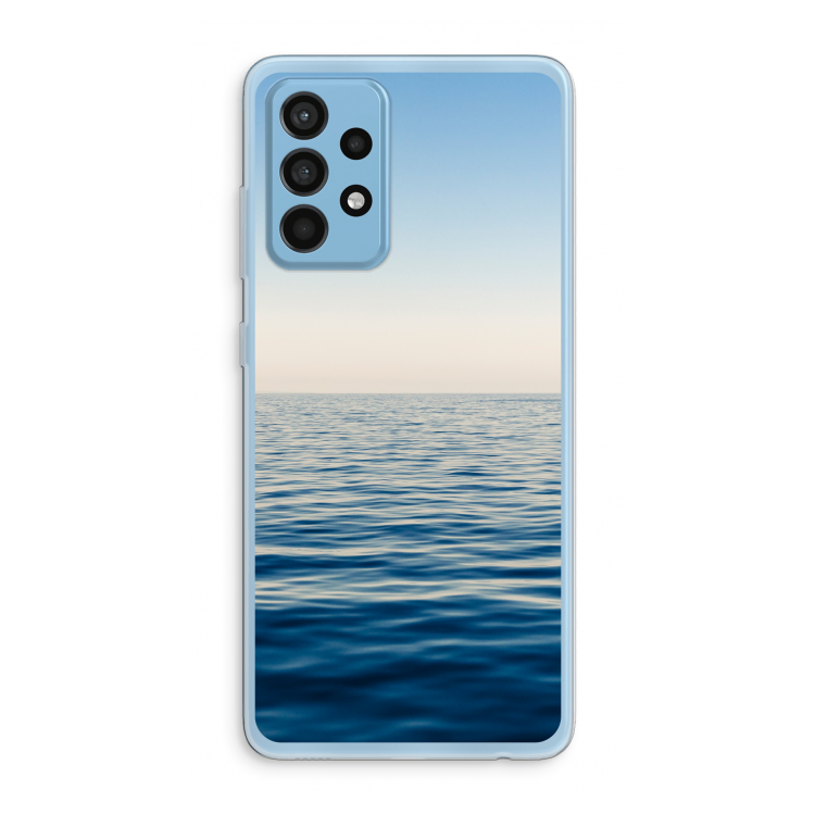 Water horizon: Samsung Galaxy A52 Transparant Hoesje