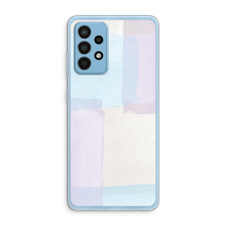 Square pastel: Samsung Galaxy A52 Transparant Hoesje