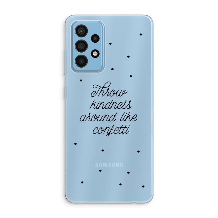 Confetti: Samsung Galaxy A52 Transparant Hoesje