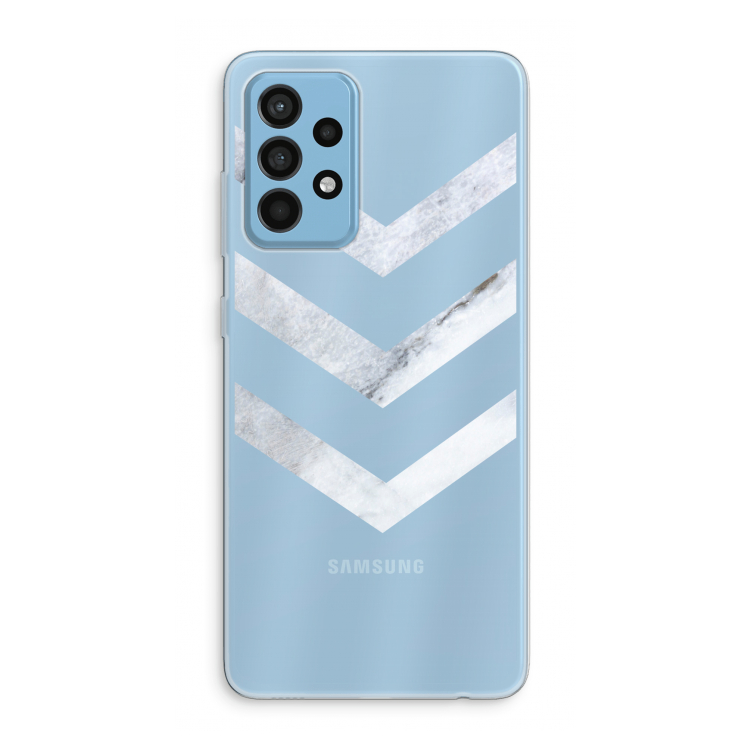 Marmeren pijlen: Samsung Galaxy A52 Transparant Hoesje