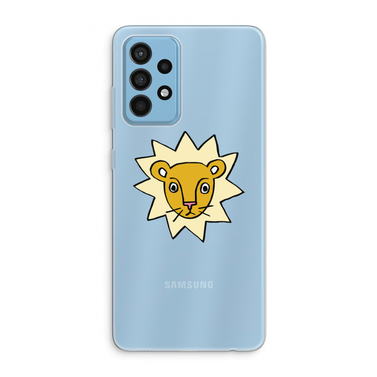 Kleine leeuw: Samsung Galaxy A52 Transparant Hoesje