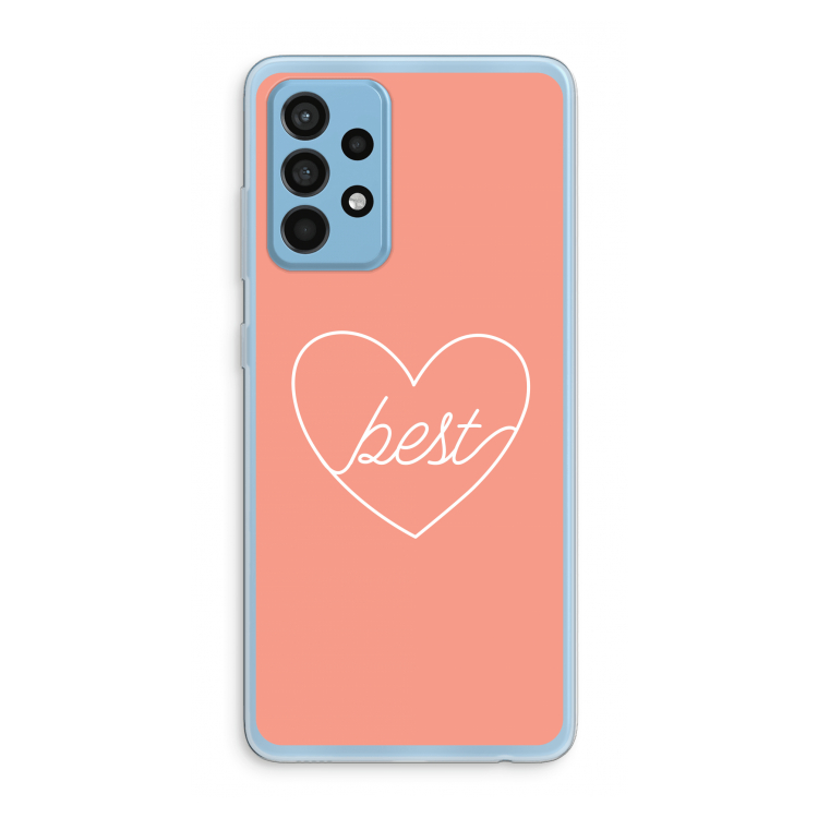 Best heart: Samsung Galaxy A52 Transparant Hoesje