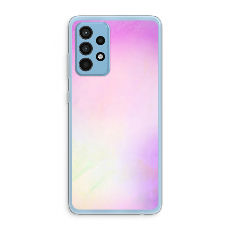 Flow mist pastel: Samsung Galaxy A52 Transparant Hoesje