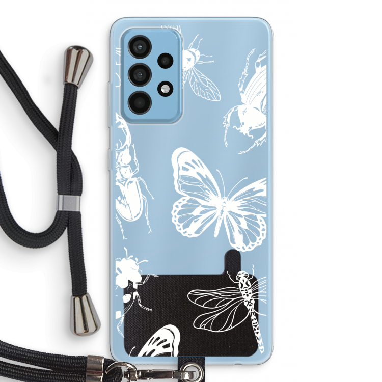 Tiny Bugs: Samsung Galaxy A52 Transparant Hoesje met koord
