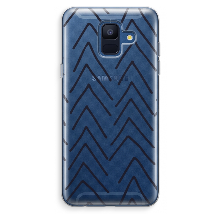 CaseCompany Marrakech Arrows: Samsung Galaxy A6 (2018) Transparant Hoesje