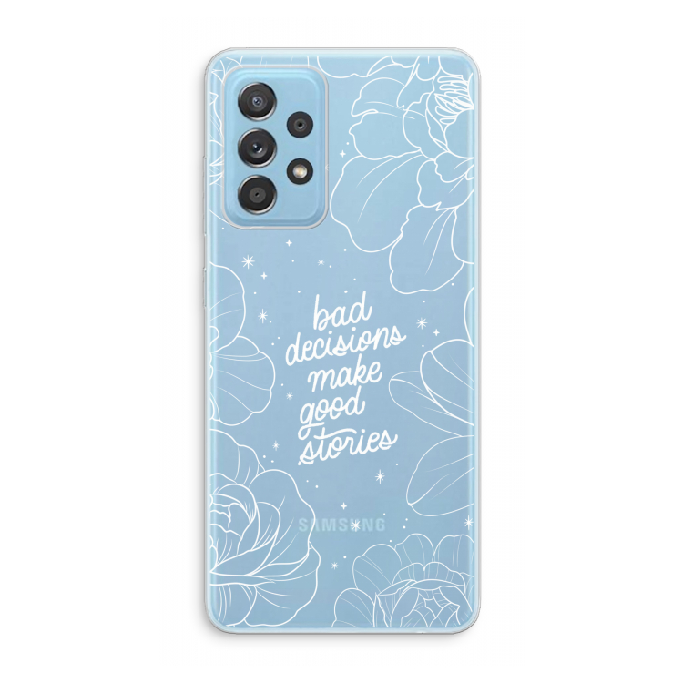 Good stories: Samsung Galaxy A73 Transparant Hoesje