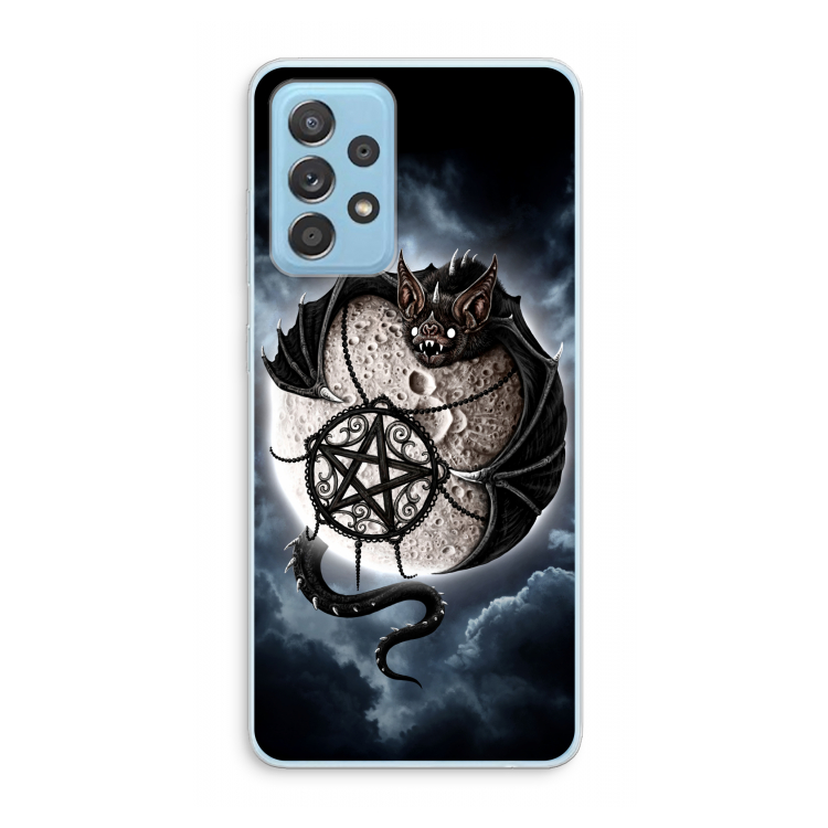 Volle maan: Samsung Galaxy A73 Transparant Hoesje