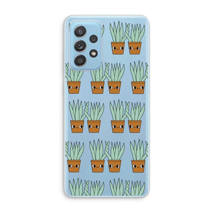 Sansevieria: Samsung Galaxy A73 Transparant Hoesje