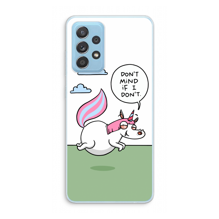 Unicorn: Samsung Galaxy A73 Transparant Hoesje