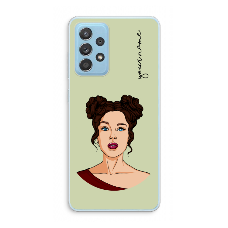 Pop-Art Creator: Samsung Galaxy A73 Transparant Hoesje