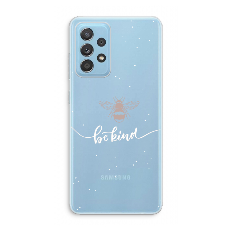 Be(e) kind: Samsung Galaxy A73 Transparant Hoesje
