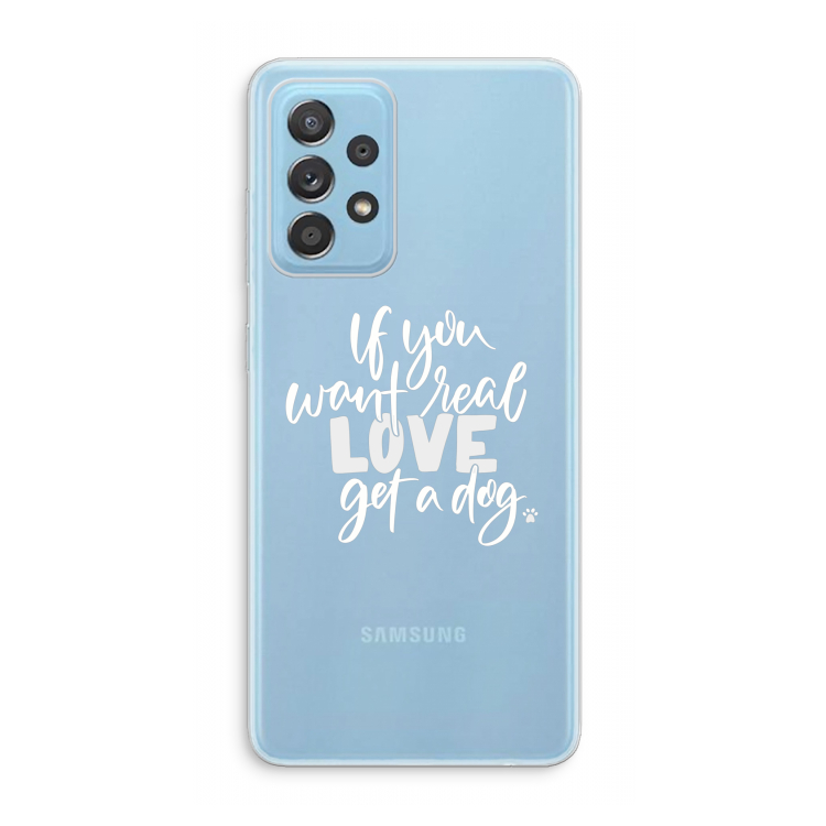 Partner in crime: Samsung Galaxy A73 Transparant Hoesje
