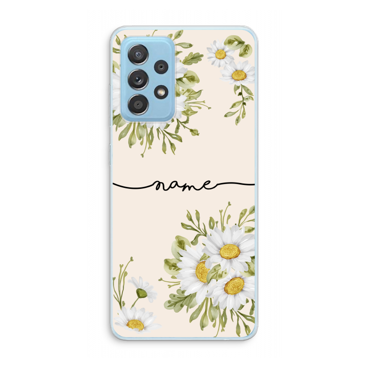 Daisies: Samsung Galaxy A73 Transparant Hoesje