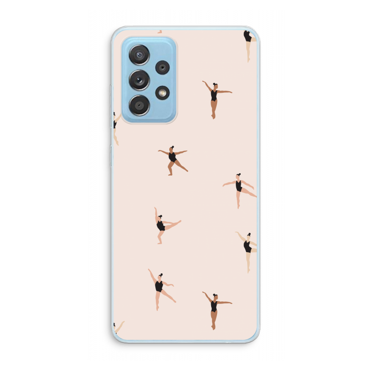 Dancing #1: Samsung Galaxy A73 Transparant Hoesje