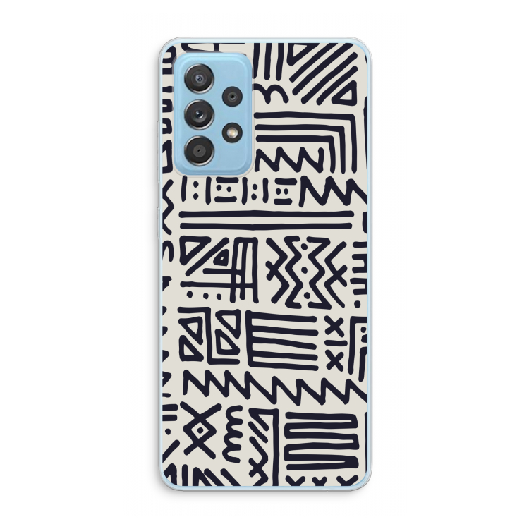 Marrakech print: Samsung Galaxy A73 Transparant Hoesje