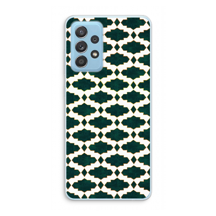 Moroccan tiles: Samsung Galaxy A73 Transparant Hoesje