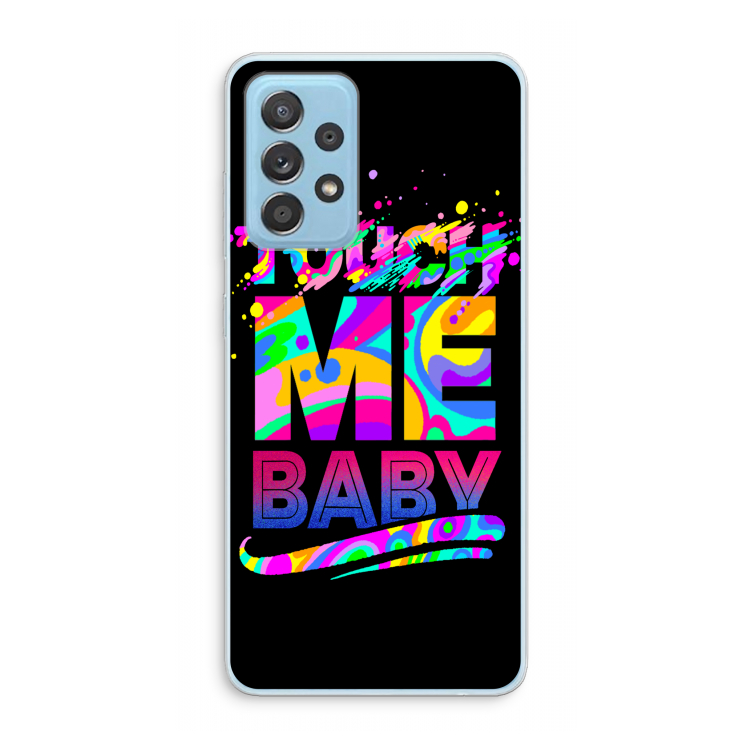 Touch Me: Samsung Galaxy A73 Transparant Hoesje