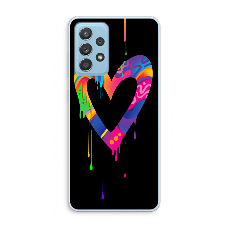 Melts My Heart: Samsung Galaxy A73 Transparant Hoesje