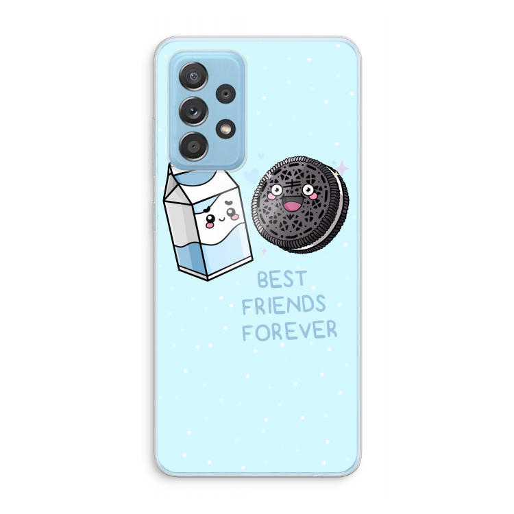 Best Friend Forever: Samsung Galaxy A73 Transparant Hoesje