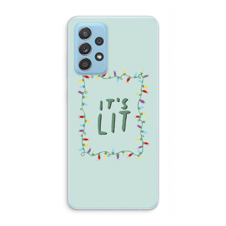 It's Lit: Samsung Galaxy A73 Transparant Hoesje