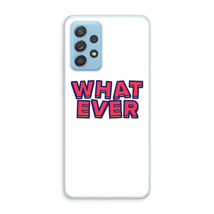 Whatever: Samsung Galaxy A73 Transparant Hoesje