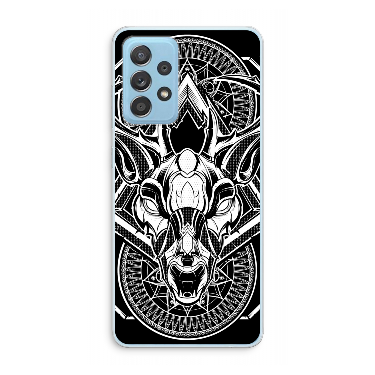 Oh Deer: Samsung Galaxy A73 Transparant Hoesje