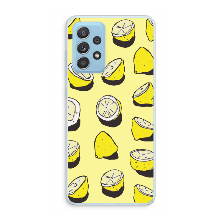 When Life Gives You Lemons...: Samsung Galaxy A73 Transparant Hoesje