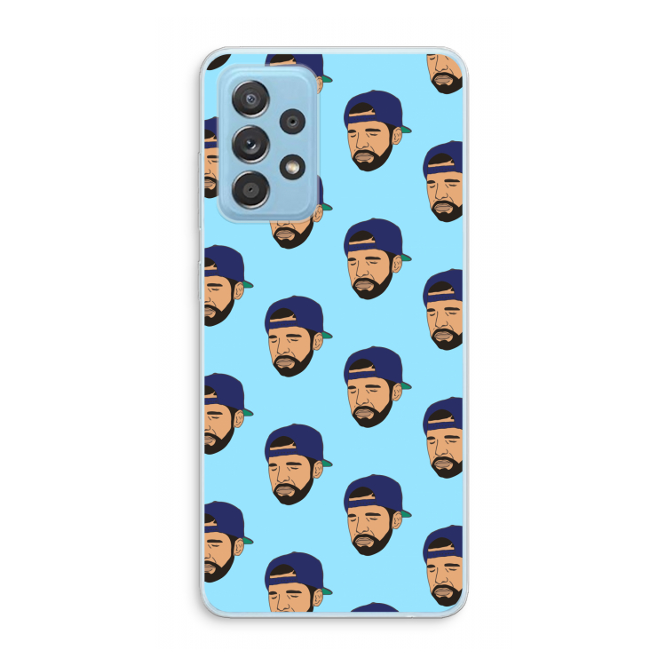 Drake Away: Samsung Galaxy A73 Transparant Hoesje