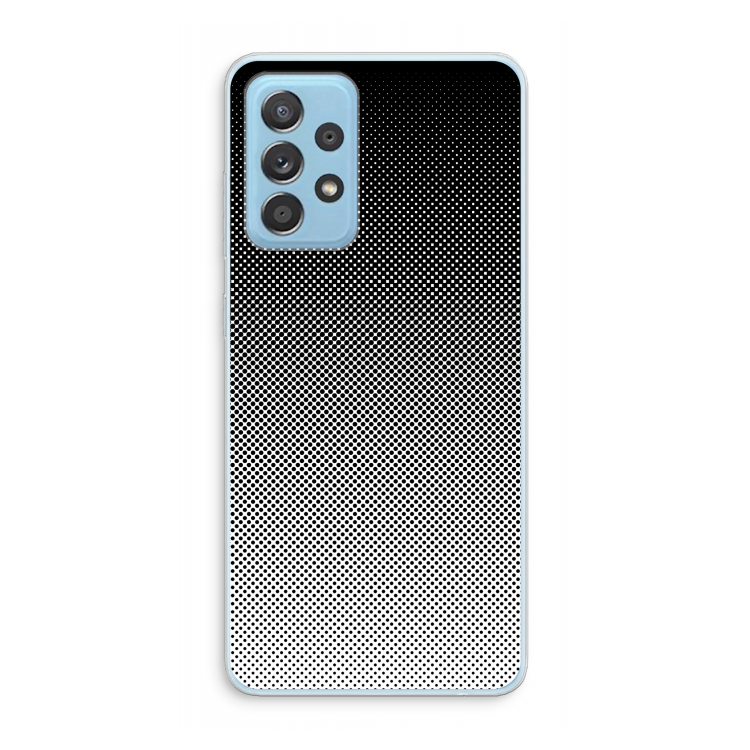 Musketon Halftone: Samsung Galaxy A73 Transparant Hoesje