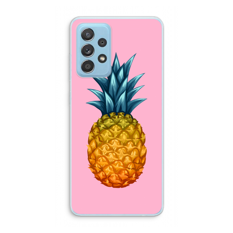 Grote ananas: Samsung Galaxy A73 Transparant Hoesje